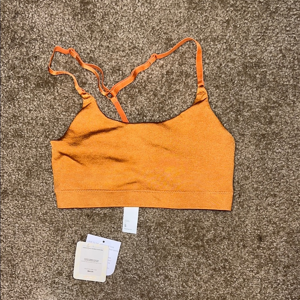 Fabletics Orange Bra